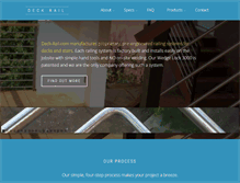 Tablet Screenshot of deck-rail.com